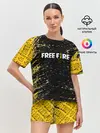 Женская пижама с шортами / garena | free fire,