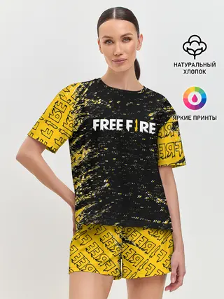 Женская пижама с шортами / garena | free fire,