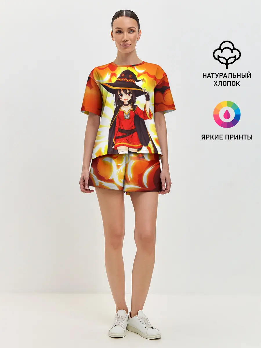 Женская пижама с шортами / Mеgumin