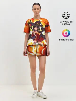 Женская пижама с шортами / MeguminYunyun