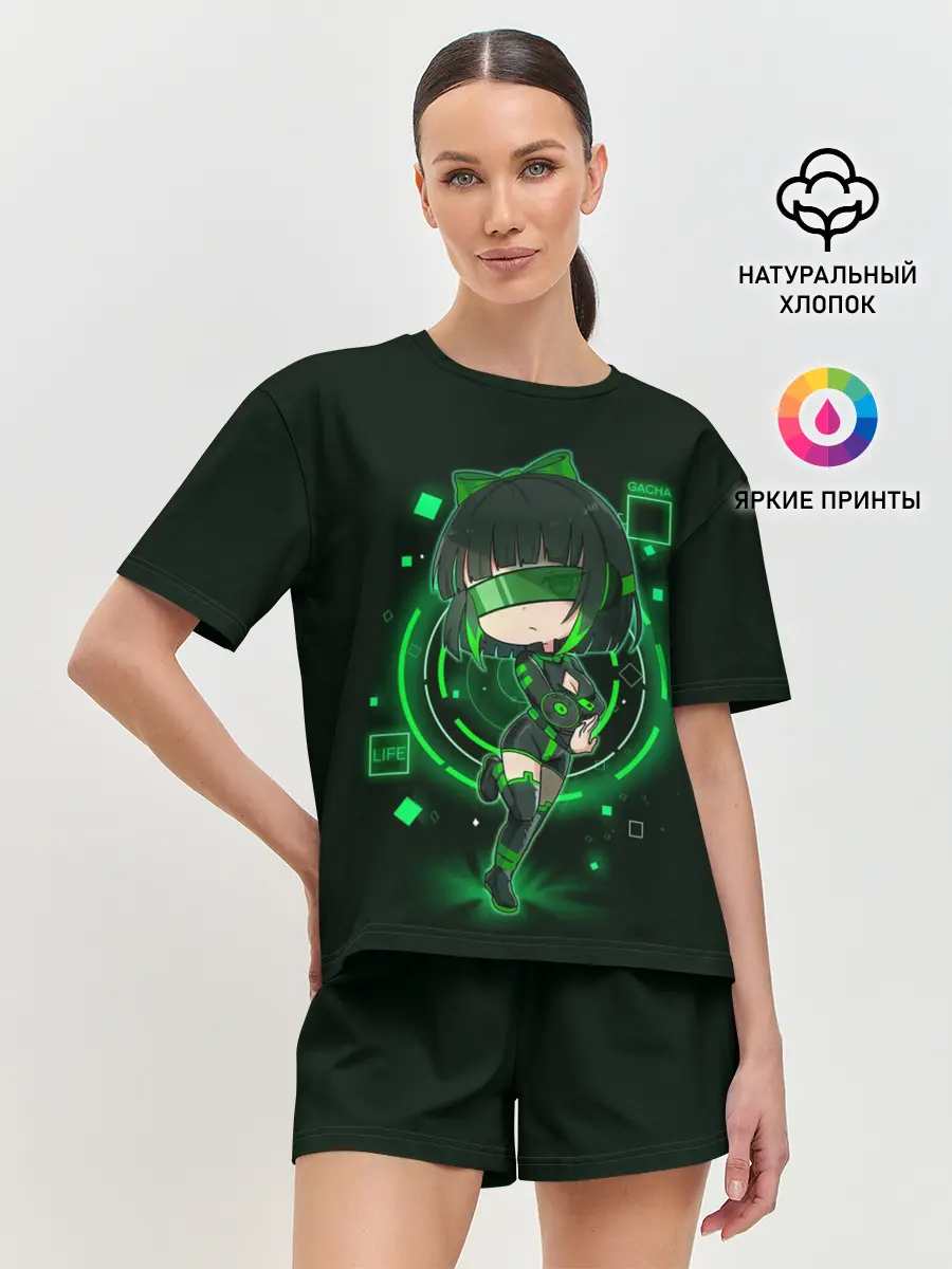 Женская пижама с шортами / Clover Gacha Club