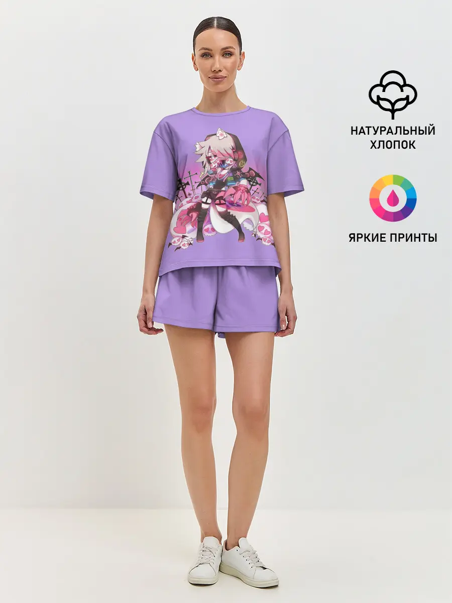 Женская пижама с шортами / Gacha Club DJ Cry