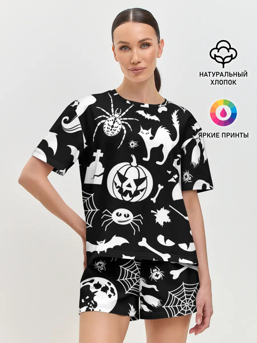 Женская пижама с шортами / Микс