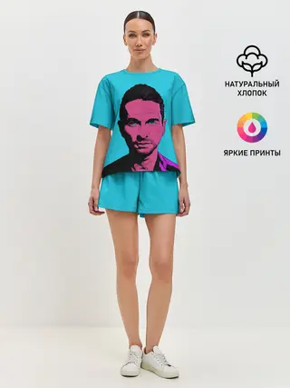 Женская пижама с шортами / Дэйв Гаан арт