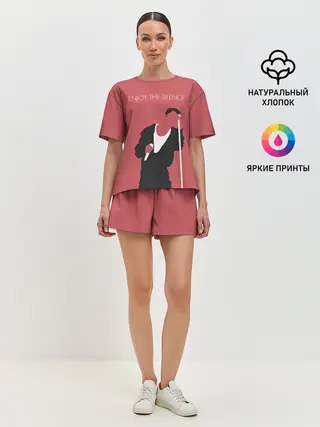 Женская пижама с шортами / Ганн на концерте