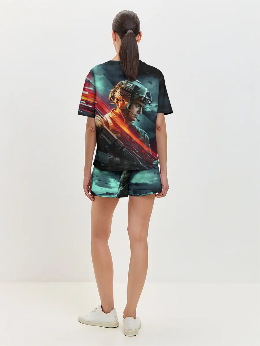 Женская пижама с шортами / Battlefield 2042 game art