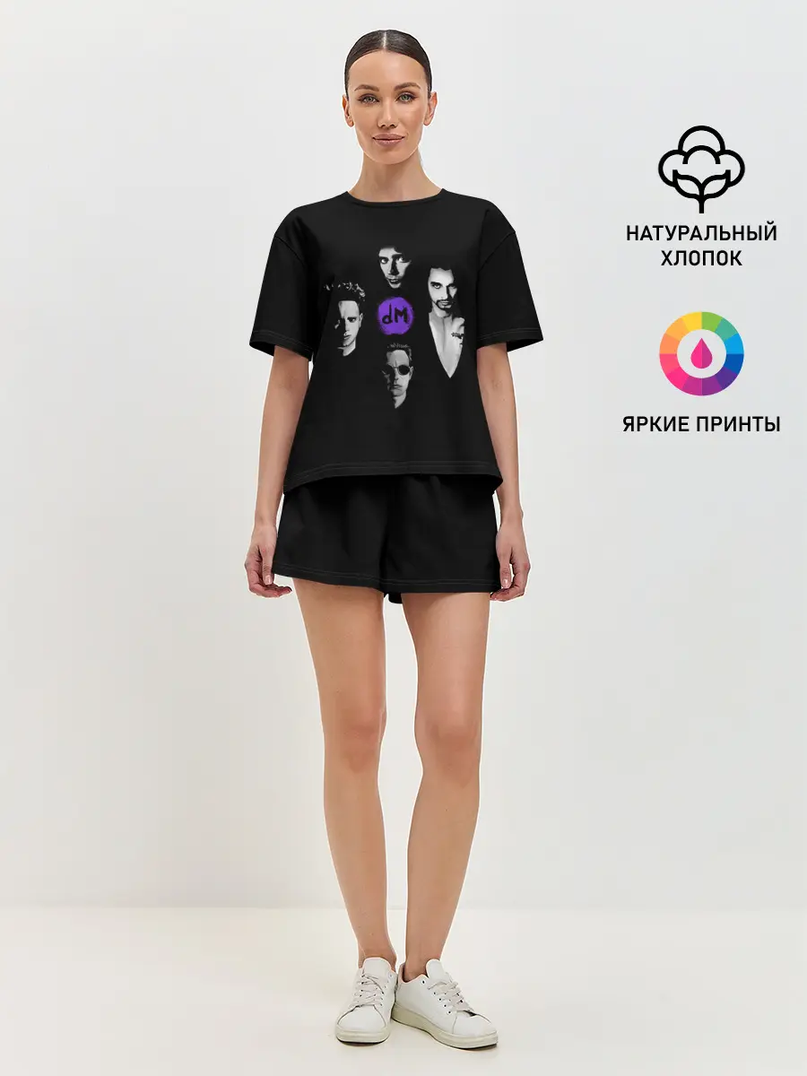 Женская пижама с шортами / Depeche mode band