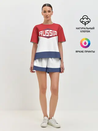 Женская пижама с шортами / Russia