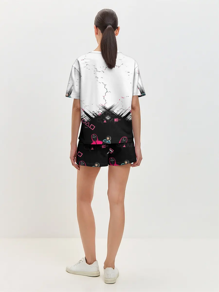 Женская пижама с шортами / SQUID GAME | ИГРА В КАЛЬМАРА,