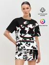 Женская пижама с шортами / MARSHMELLO GLITCH.