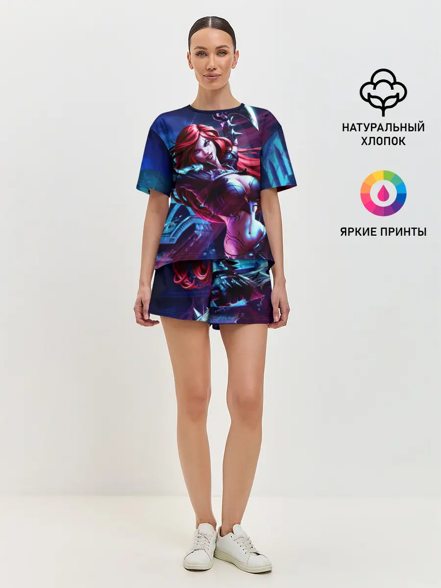 Женская пижама с шортами / Катарина League of legends