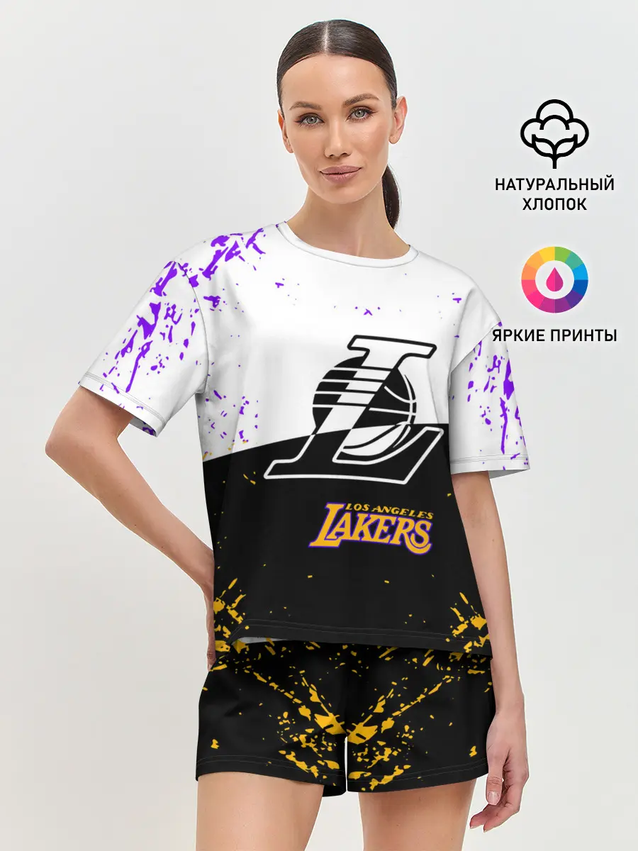 Женская пижама с шортами / Коби Брайант Los Angeles Lakers,