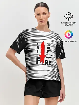 Женская пижама с шортами / Free Fire Фри Фаер,