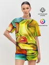 Женская пижама с шортами / Абстрактная абстракция