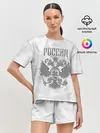 Женская пижама с шортами / Герб России