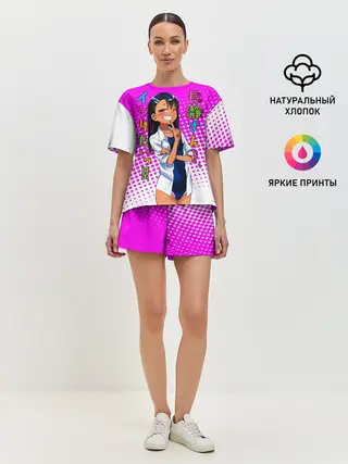 Женская пижама с шортами / Nagatоro