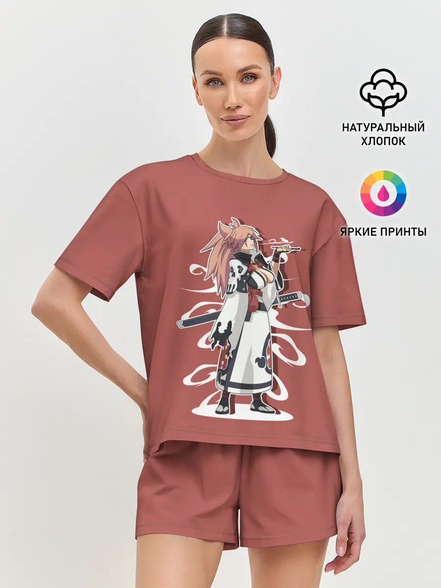 Женская пижама с шортами / Байкен