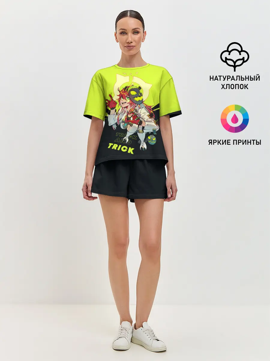 Женская пижама с шортами / Джек-О