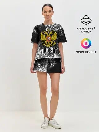 Женская пижама с шортами / Russia