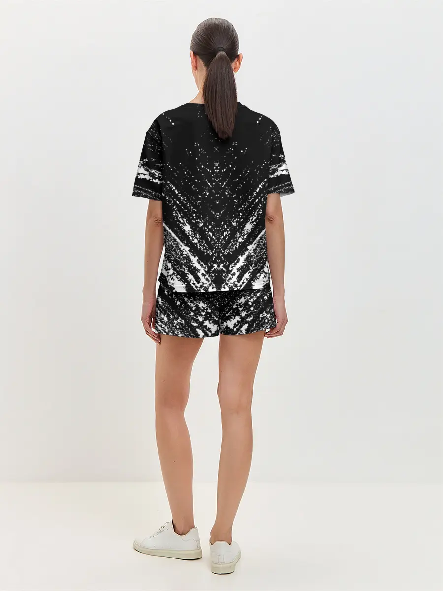 Женская пижама с шортами / БЕРСЕРК ГАТС брызги краски