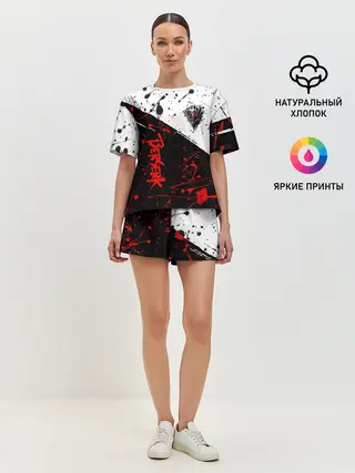 Женская пижама с шортами / Berserk: Черная маска