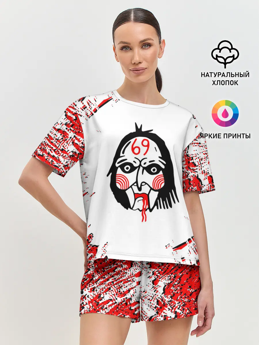 Женская пижама с шортами / 6IX9INE,