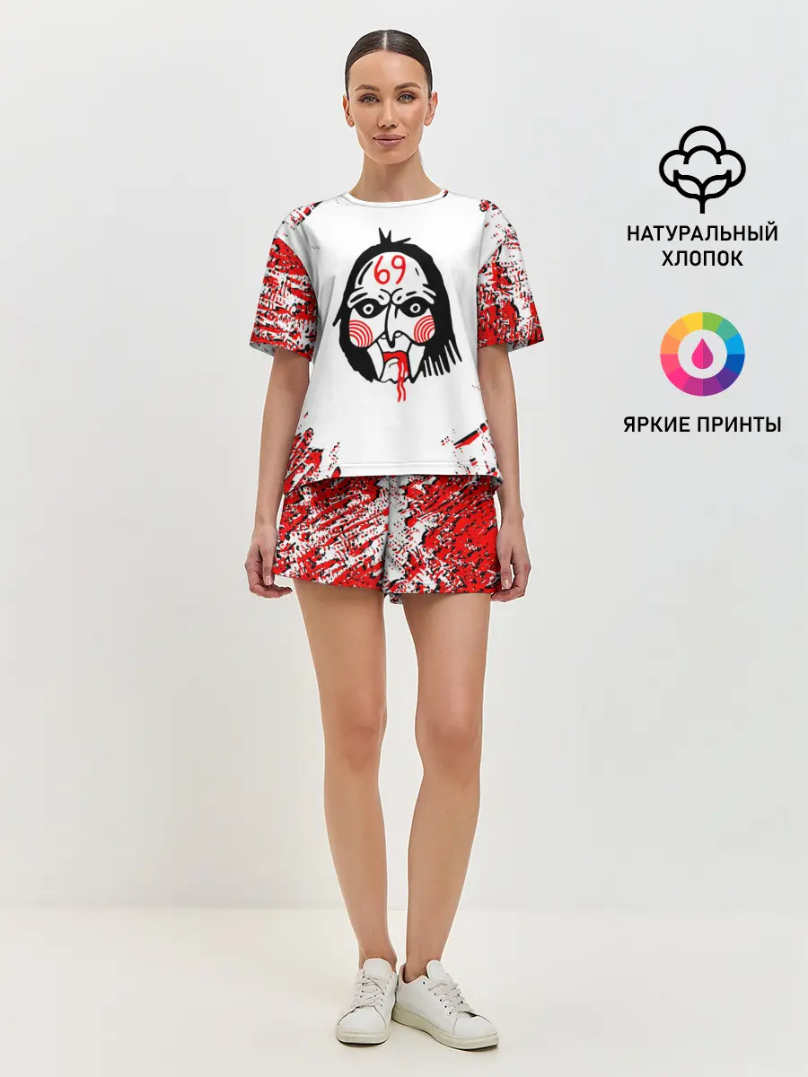 Женская пижама с шортами / 6IX9INE,
