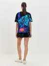 Женская пижама с шортами / Синий водяной тигр