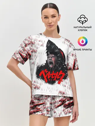 Женская пижама с шортами / BERSERK SCREAM| БЕРСЕРК КРИК