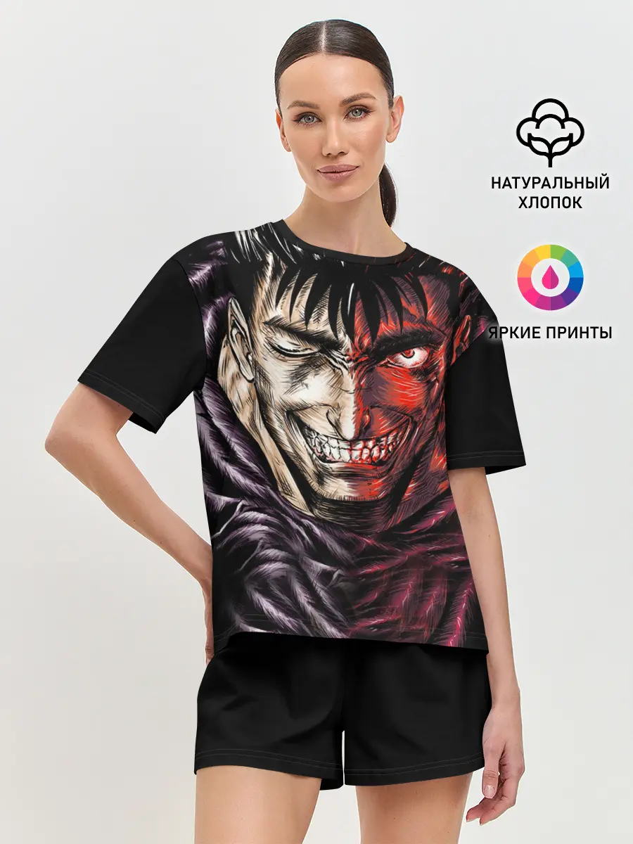 Женская пижама с шортами / BERSERK | БЕРСЕРК ЯРОСТЬ