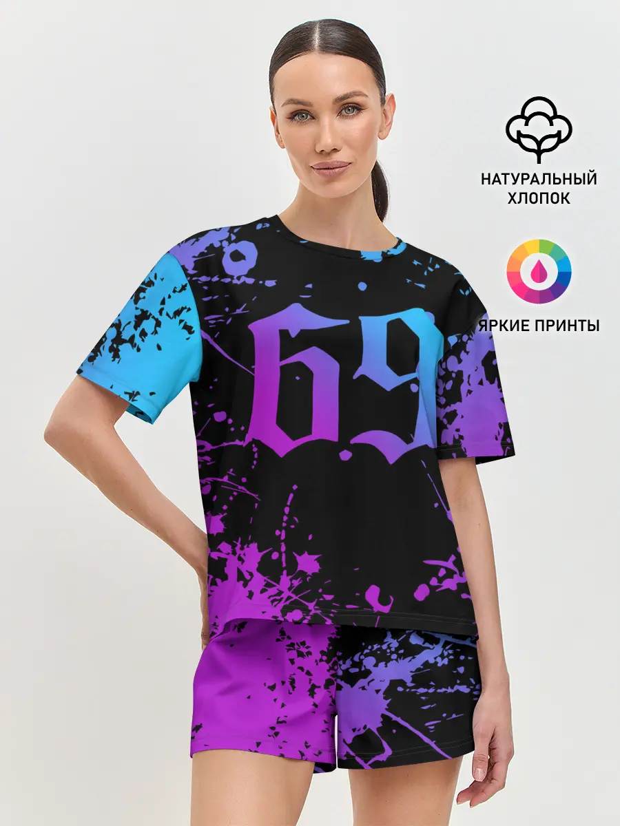 Женская пижама с шортами / 6IX9INE 69