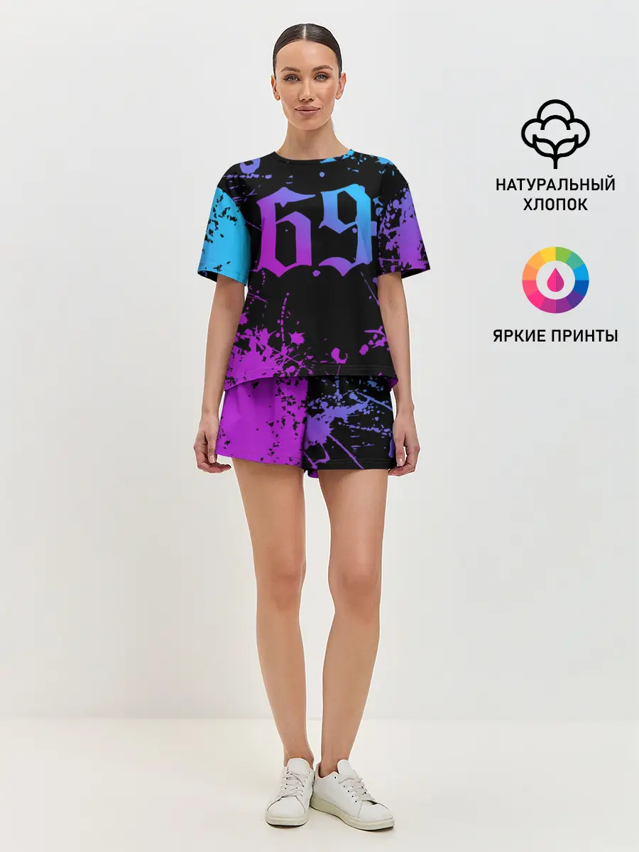 Женская пижама с шортами / 6IX9INE 69
