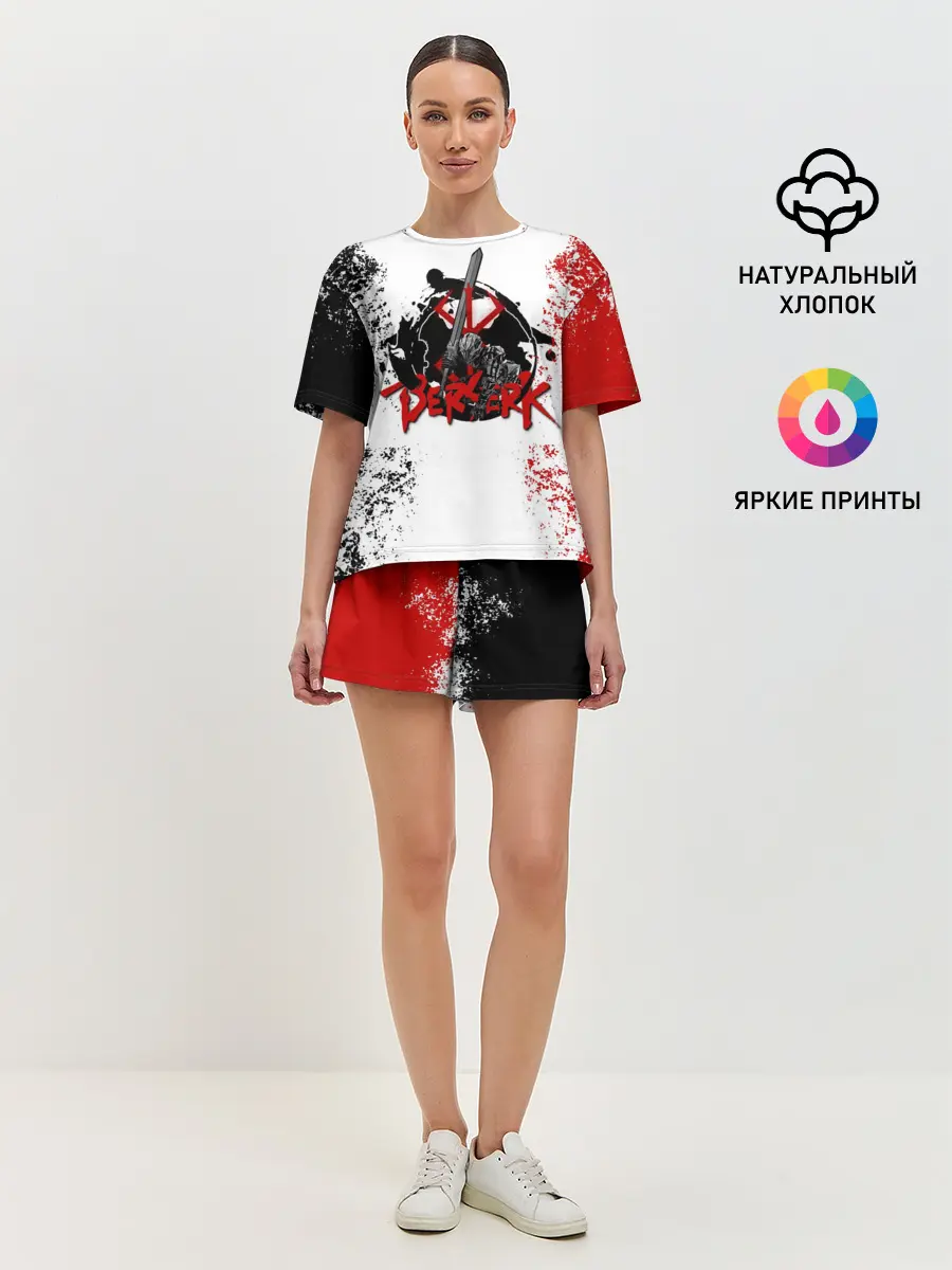 Женская пижама с шортами / BERSERK LOGO | БЕРСЕРК