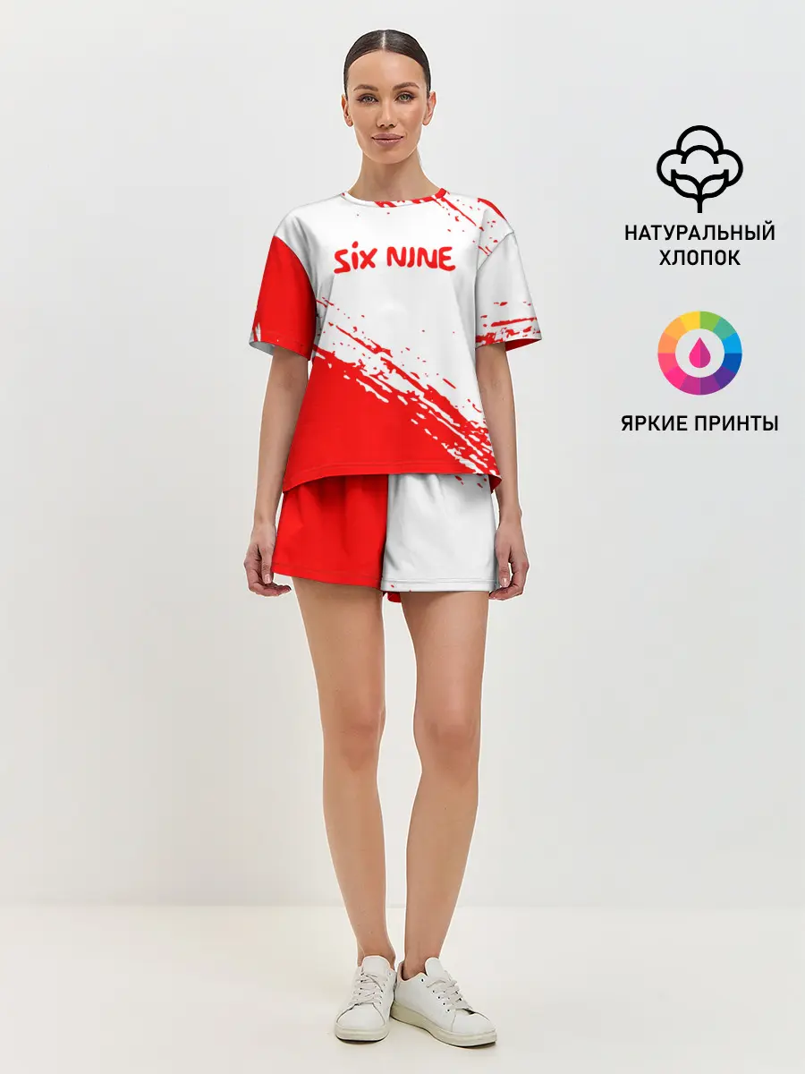 Женская пижама с шортами / 6IX9INE