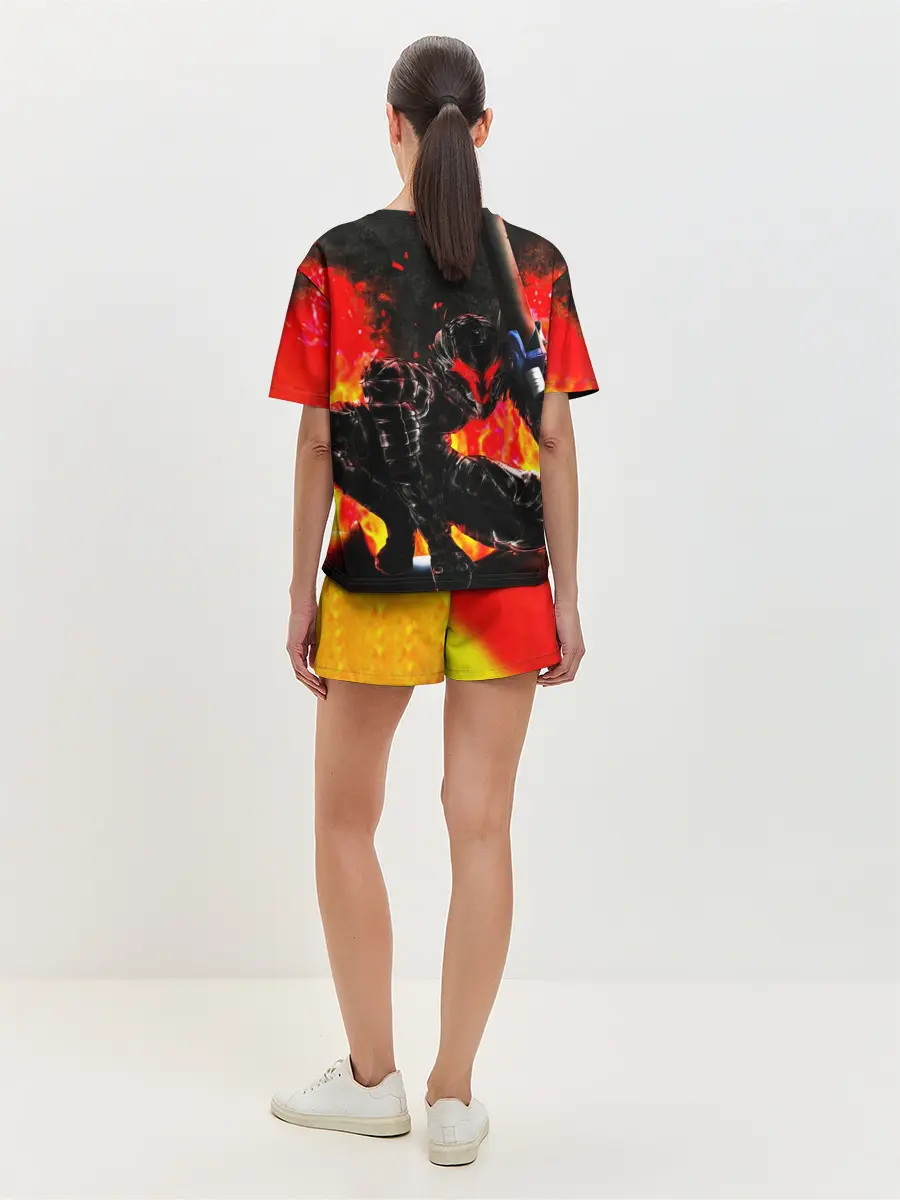 Женская пижама с шортами / БЕРСЕРК ОГНЕННЫЙ | BERSERK