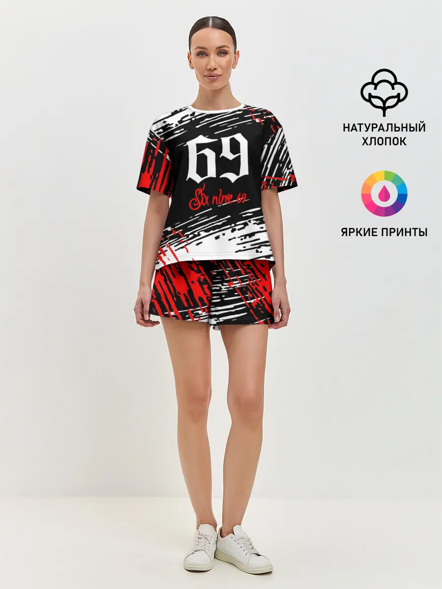 Женская пижама с шортами / 6IX9INE 69,