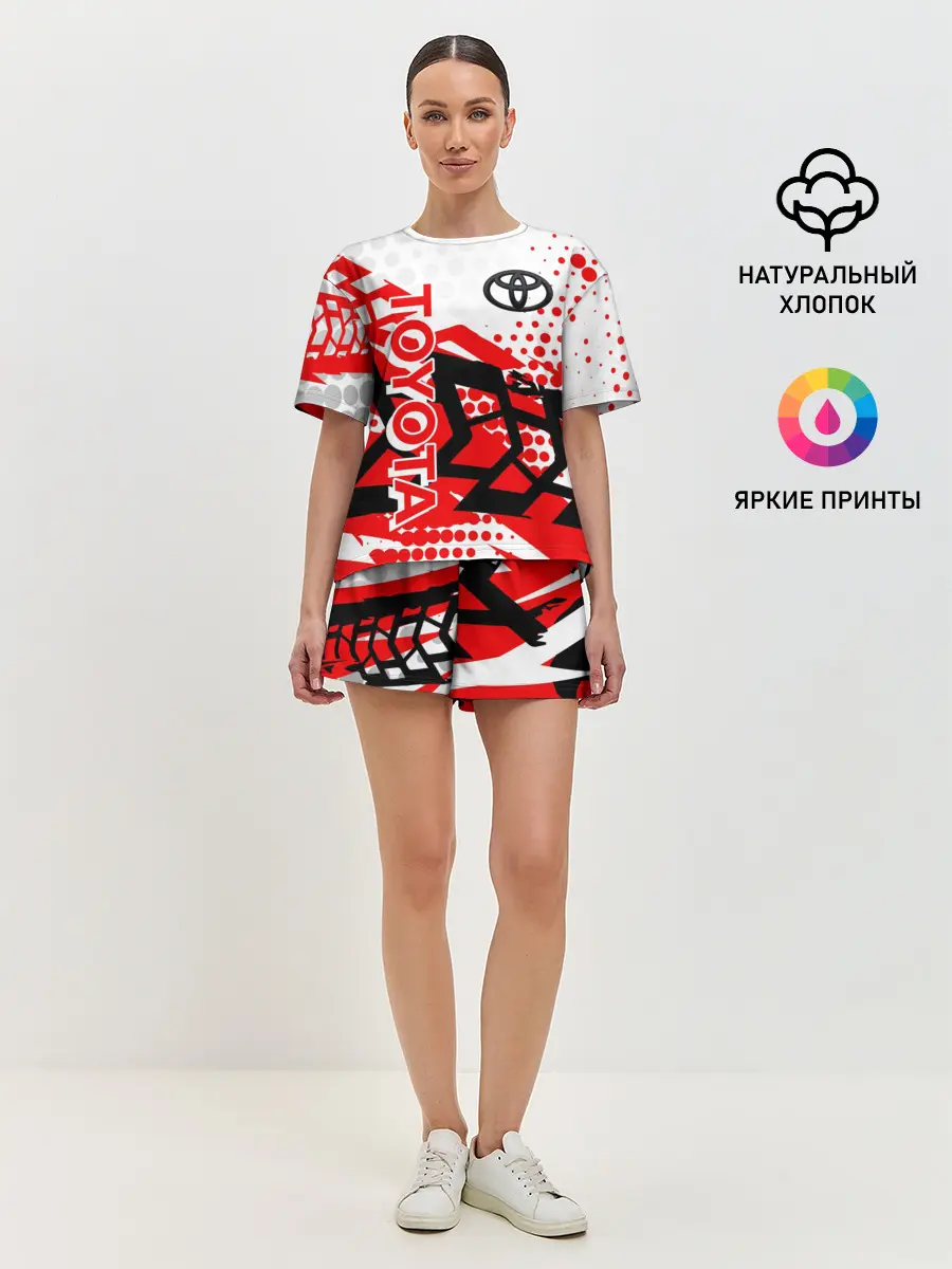 Женская пижама с шортами / Toyota