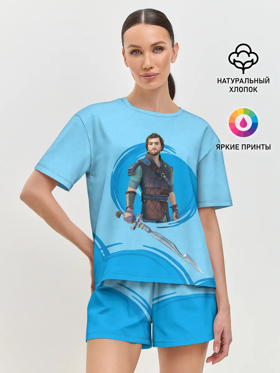 Женская пижама с шортами / Кощей и Меч