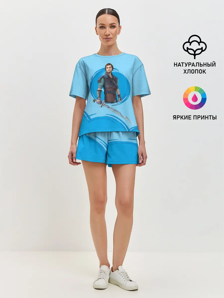 Женская пижама с шортами / Кощей и Меч