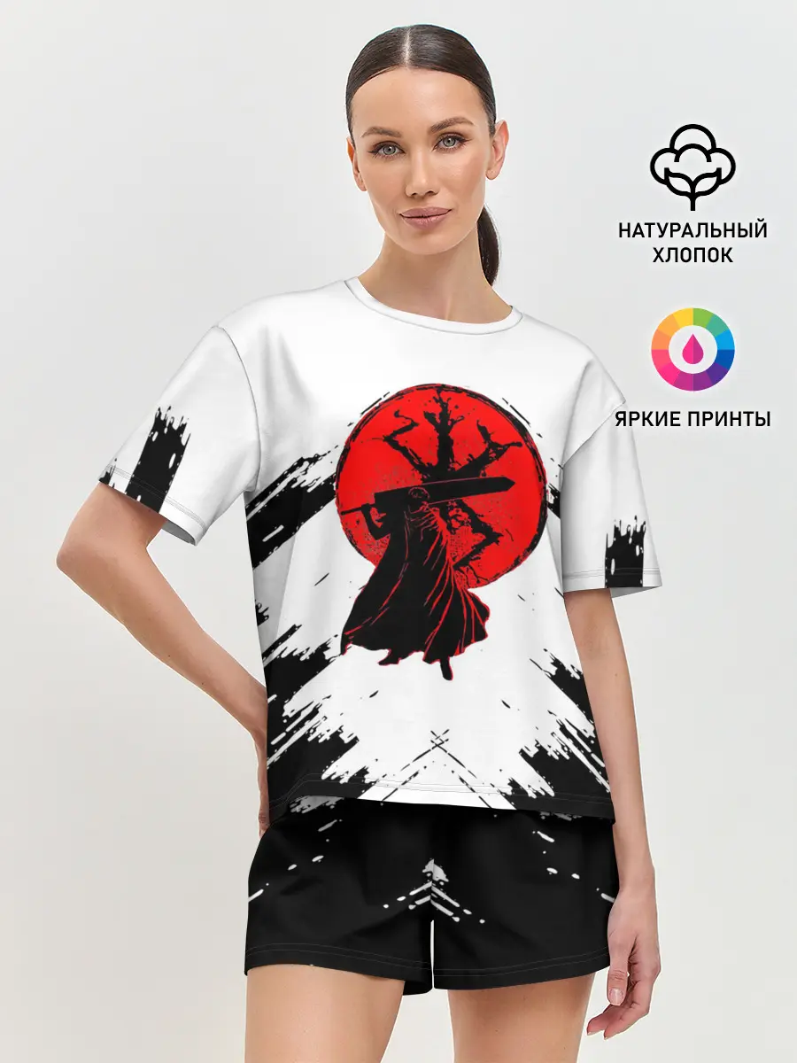 Женская пижама с шортами / аниме / берсерк /berserk