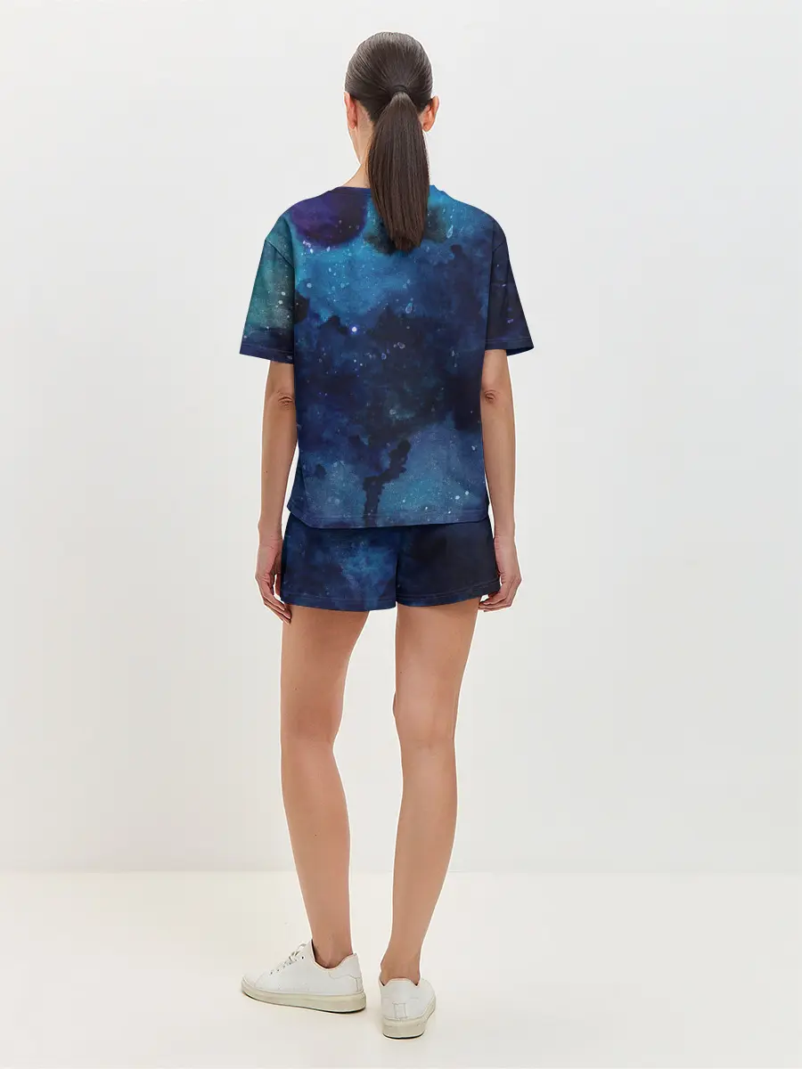 Женская пижама с шортами / Темнота глубин