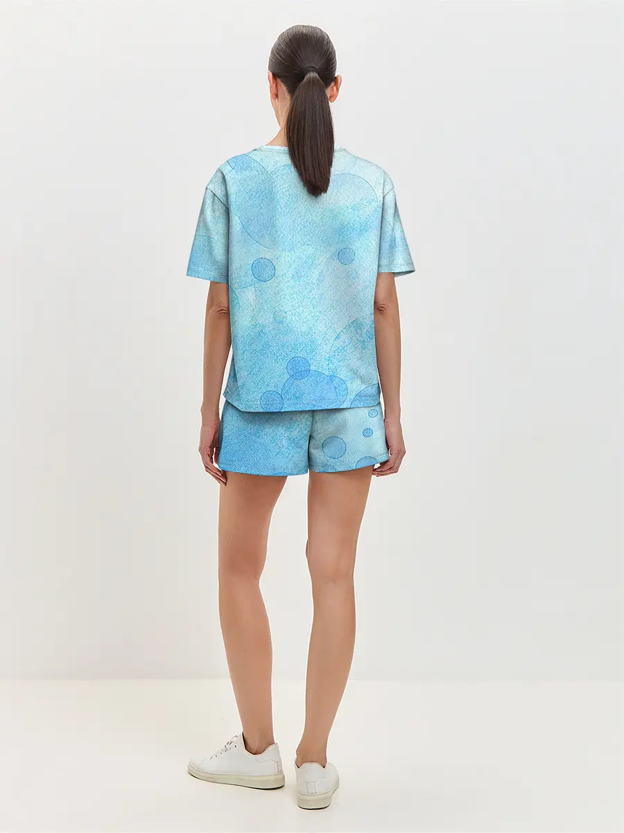 Женская пижама с шортами / Пузыри воздуха