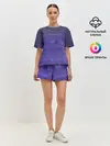 Женская пижама с шортами / Фиолетовые краски