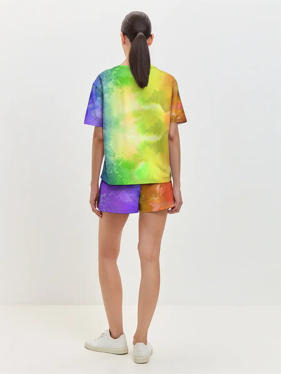 Женская пижама с шортами / EDDSWORLD 3