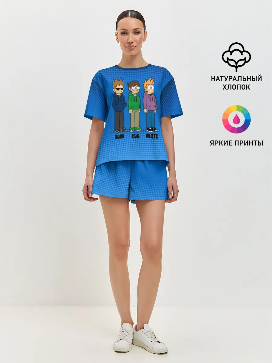 Женская пижама с шортами / Tom Edd Matt