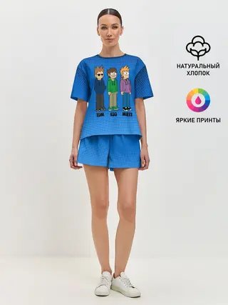Женская пижама с шортами / Tom Edd Matt