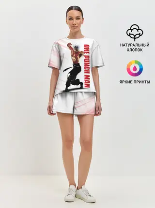 Женская пижама с шортами / Гароу из One Punch-Man