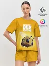 Женская пижама с шортами / BEE MOVIE Minecraft
