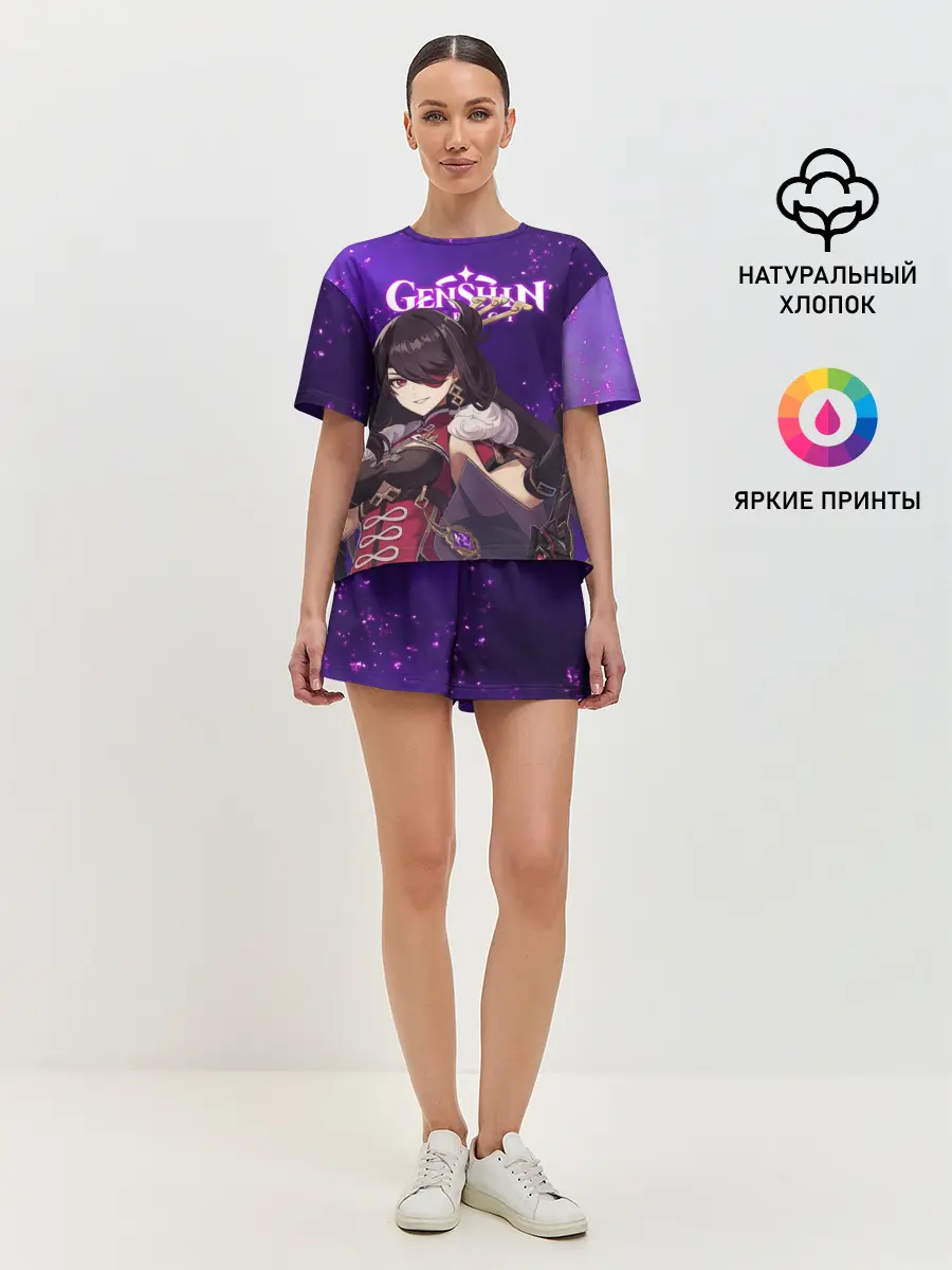 Женская пижама с шортами / БЕЙ ДОУ | BEIDOU | ГЕНШИН