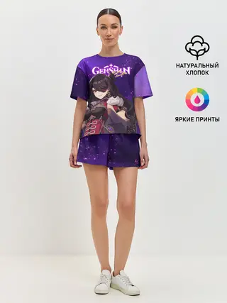 Женская пижама с шортами / БЕЙ ДОУ | BEIDOU | ГЕНШИН